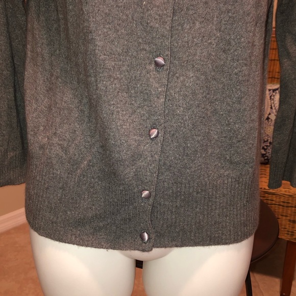 Ann Taylor Loft M Rabbit Hair Blend Cardigan Sweater Top - Picture 10 of 11